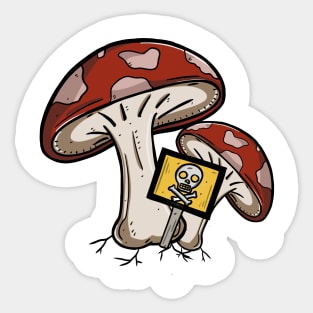 Poison mushroom Sticker